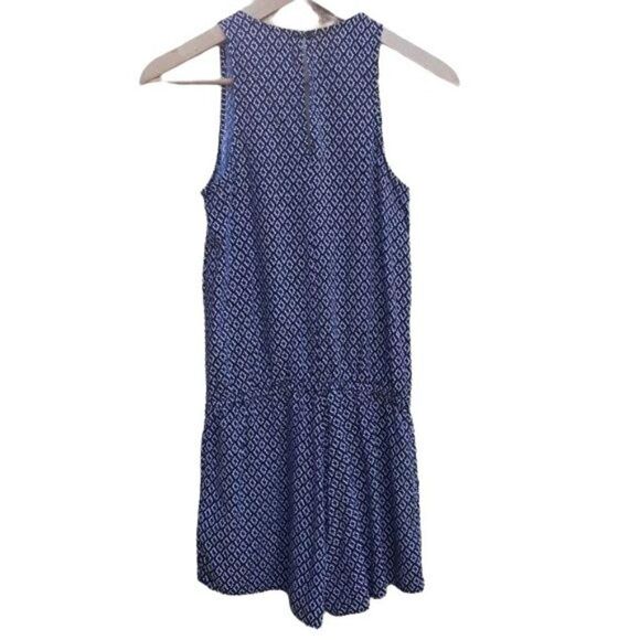 Old Navy Romper Womens XS Tank Aztec Drawstring Waist Flowy Shorts Black - Picture 2 of 8